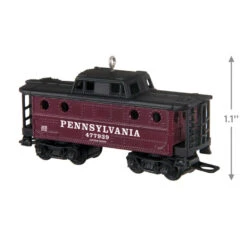 Hallmark Lionel® Pennsylvania K4 Caboose Metal Ornament -Hallmark Decoration Store Lionel Trains Red and Black Caboose Keepsake Ornament 2199QXI6379 03