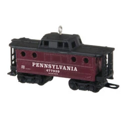 Hallmark Lionel® Pennsylvania K4 Caboose Metal Ornament -Hallmark Decoration Store Lionel Trains Red and Black Caboose Keepsake Ornament 2199QXI6379 06