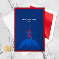 Hallmark Marvel Spider-Man You Deserve An Amazing Day 3D Pop-Up Card -Hallmark Decoration Store Marvel SpiderMan Amazing 3D PopUp Card 1499LAD2901 05