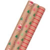 Hallmark Merry Kraft Prints 3-Pack Christmas Wrapping Paper, 90 Sq. Ft. 2 Hallmark Merry Kraft Prints 3-Pack Christmas Wrapping Paper, 90 Sq. Ft. -Hallmark Decoration Store Merry Kraft Prints 3Pack Christmas Wrapping Paper 5JXW1050 01