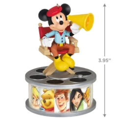 Hallmark Disney 100 Years Of Wonder Director Mickey Mouse Ornament With Light And Sound -Hallmark Decoration Store Mickey in Director Chair Keepsake Ornament 2999QXD6727 03