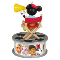 Hallmark Disney 100 Years Of Wonder Director Mickey Mouse Ornament With Light And Sound -Hallmark Decoration Store Mickey in Director Chair Keepsake Ornament 2999QXD6727 06