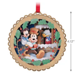 Hallmark Disney Mickey's Christmas Carol 40th Anniversary Papercraft Ornament -Hallmark Decoration Store Mickeys Christmas Carol Characters Keepsake Ornament 1999QXD6669 03