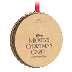 Hallmark Disney Mickey's Christmas Carol 40th Anniversary Papercraft Ornament -Hallmark Decoration Store Mickeys Christmas Carol Characters Keepsake Ornament 1999QXD6669 06