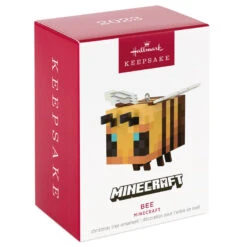 Hallmark Minecraft Bee Ornament -Hallmark Decoration Store Minecraft Bee Keepsake Ornament 1399QXI7189 04