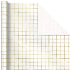 Hallmark Modern Holiday 3-Pack Wrapping Paper Assortment, 120 Sq. Ft. -Hallmark Decoration Store Modern Holiday Wrapping Paper 5JXW1205 05