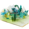 Hallmark Love Sharing Life's Adventure With You 3D Pop-Up Love Card -Hallmark Decoration Store Mountains and Trees 3D PopUp Love Card 1299LAD2890 01