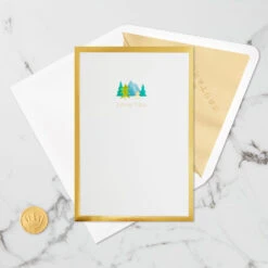 Hallmark Love Sharing Life's Adventure With You 3D Pop-Up Love Card -Hallmark Decoration Store Mountains and Trees 3D PopUp Love Card 1299LAD2890 04