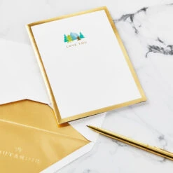 Hallmark Love Sharing Life's Adventure With You 3D Pop-Up Love Card -Hallmark Decoration Store Mountains and Trees 3D PopUp Love Card 1299LAD2890 05