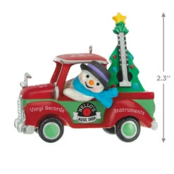 Hallmark Holiday Parade Nello's Music Shop Truck 2023 Ornament -Hallmark Decoration Store Nellos Music Shop Truck Keepsake Ornament 1799QXR8079 03