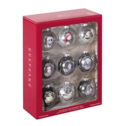 Hallmark Disney Tim Burton's The Nightmare Before Christmas Halloween Town Glass Ornaments, Set Of 9 -Hallmark Decoration Store Nightmare Before Christmas Glass Ball Keepsake Ornaments 2999QSB6289 04