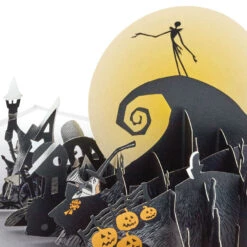 Hallmark Disney Tim Burton's The Nightmare Before Christmas Happy Nightmares 3D Pop-Up Card 14 Hallmark Disney Tim Burton's The Nightmare Before Christmas Happy Nightmares 3D Pop-Up Card -Hallmark Decoration Store Nightmare Before Christmas Jack Skellington 3D PopUp Card 1499LAD2846 03