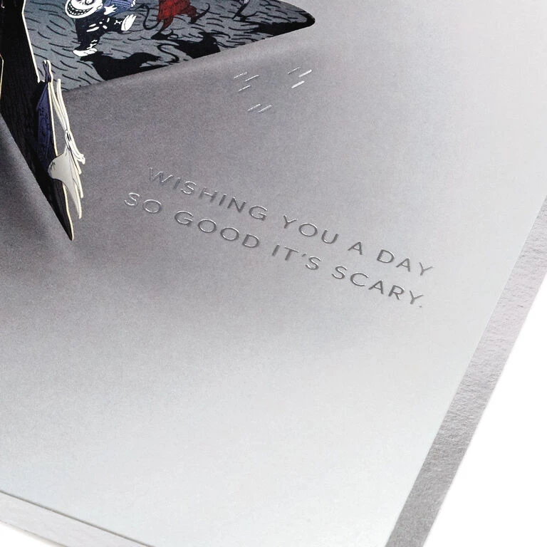 Hallmark Disney Tim Burton's The Nightmare Before Christmas Happy Nightmares 3D Pop-Up Card 7 Hallmark Disney Tim Burton's The Nightmare Before Christmas Happy Nightmares 3D Pop-Up Card - Image 5