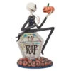 Enesco Jim Shore Disney The Nightmare Before Christmas Jack On Gravestone Figurine, 8.75" -Hallmark Decoration Store Nightmare Before Christmas Jack With Pumpkin Figurine 6010866 01