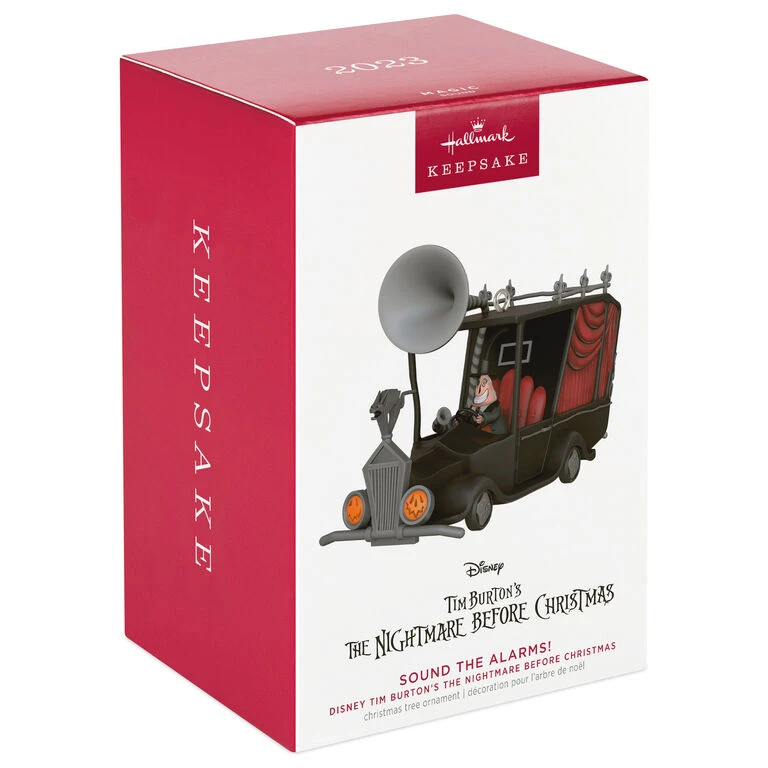 Hallmark Disney Tim Burton's The Nightmare Before Christmas Sound The Alarms! Ornament With Sound 6 Hallmark Disney Tim Burton's The Nightmare Before Christmas Sound The Alarms! Ornament With Sound - Image 4