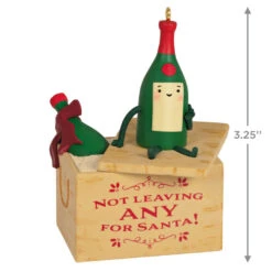Hallmark A Case Of Christmas Cheer Ornament -Hallmark Decoration Store None for Santa Wine Crate Keepsake Ornament 1799QGO2869 03