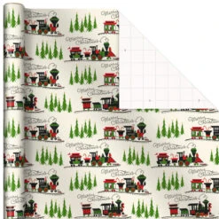 Hallmark Old-Fashioned Christmas 3-Pack Wrapping Paper, 120 Sq. Ft. 15 Hallmark Old-Fashioned Christmas 3-Pack Wrapping Paper, 120 Sq. Ft. -Hallmark Decoration Store OldFashioned Christmas 3Pack Wrapping Paper 5JXW1077 07