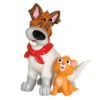 Hallmark Disney Oliver And Company 35th Anniversary Oliver And Dodger Ornament -Hallmark Decoration Store Oliver and Company Dog and Cat Keepsake Ornament 1899QXD6559 01