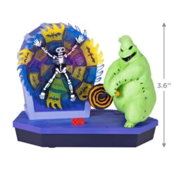 Hallmark Disney Tim Burton's The Nightmare Before Christmas 30th Anniversary Mr. Oogie Boogie Musical Ornament With Light And Motion -Hallmark Decoration Store Oogie Boogie Keepsake Ornament 4499QXD6739 03