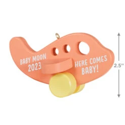 Hallmark Our Babymoon 2023 Wood Ornament -Hallmark Decoration Store Our Babymoon Wood Airplane Keepsake Ornament 1999QHX3099 03