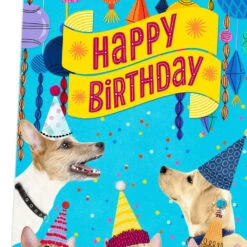 Hallmark 16" Party Cats And Dogs Jumbo Birthday Card From All -Hallmark Decoration Store Party Cats Dogs Birthday Card From Us 1299CBG3004 04