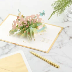 Hallmark Happy Surprises 3D Pop-Up Easter Card -Hallmark Decoration Store Pastel Eggs 3D PopUp Easter Card 1299IRC7072 07