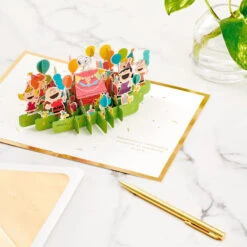 Hallmark Peanuts® Gang Celebrating You 3D Pop-Up Birthday Card -Hallmark Decoration Store Peanuts Gang Snoopy 3D PopUp Birthday Card 1499LAD2739 08