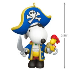 Hallmark Peanuts® Spotlight On Snoopy Pirate Snoopy Ornament -Hallmark Decoration Store Peanuts Pirate Snoopy Keepsake Ornament 1699QXR8229 03