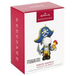 Hallmark Peanuts® Spotlight On Snoopy Pirate Snoopy Ornament -Hallmark Decoration Store Peanuts Pirate Snoopy Keepsake Ornament 1699QXR8229 04