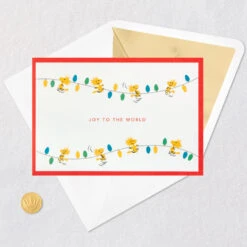 Hallmark Peanuts® Snoopy Joy To The World 3D Pop-Up Christmas Card -Hallmark Decoration Store Peanuts Snoopy and Woodstock 3D PopUp Christmas Card 1499IXC8994 05