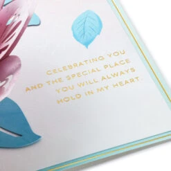Hallmark The Special Place You Will Always Hold In My Heart Love Card 14 Hallmark The Special Place You Will Always Hold In My Heart Love Card -Hallmark Decoration Store Pink Lotus Flower 3D PopUp Love Card for Her 1299LAD2887 04