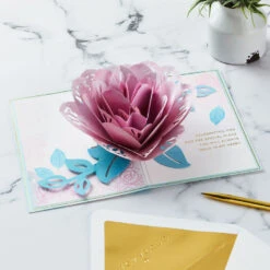 Hallmark The Special Place You Will Always Hold In My Heart Love Card 17 Hallmark The Special Place You Will Always Hold In My Heart Love Card -Hallmark Decoration Store Pink Lotus Flower 3D PopUp Love Card for Her 1299LAD2887 07