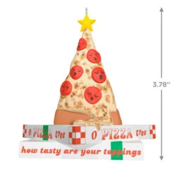 Hallmark O Pizza Tree Ornament -Hallmark Decoration Store Pizza Christmas Tree on Boxes Keepsake Ornament 1799QGO2857 03
