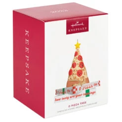 Hallmark O Pizza Tree Ornament -Hallmark Decoration Store Pizza Christmas Tree on Boxes Keepsake Ornament 1799QGO2857 04
