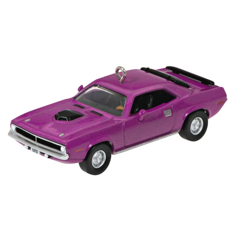 Hallmark Mini Lil' Classic Cars 1970 Plymouth Hemi® 'Cuda 2023 Metal Ornament, 0.58" 3 Hallmark Mini Lil' Classic Cars 1970 Plymouth Hemi® 'Cuda 2023 Metal Ornament, 0.58"