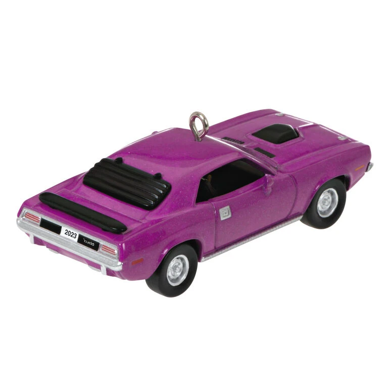 Hallmark Mini Lil' Classic Cars 1970 Plymouth Hemi® 'Cuda 2023 Metal Ornament, 0.58" 8 Hallmark Mini Lil' Classic Cars 1970 Plymouth Hemi® 'Cuda 2023 Metal Ornament, 0.58" - Image 6