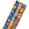 Hallmark Assorted Pokémon Wrapping Paper 3-Pack, 60 Sq. Ft. -Hallmark Decoration Store Pokmon Wrapping Paper for Kids Birthdays 5EWR2645 01