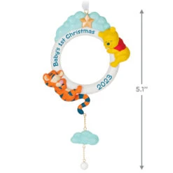 Hallmark Disney Winnie The Pooh Baby's First Christmas 2023 Ornament 10 Hallmark Disney Winnie The Pooh Baby's First Christmas 2023 Ornament -Hallmark Decoration Store Pooh and Tigger Babys 1st Christmas Keepsake Ornament 1999QXD6577 03
