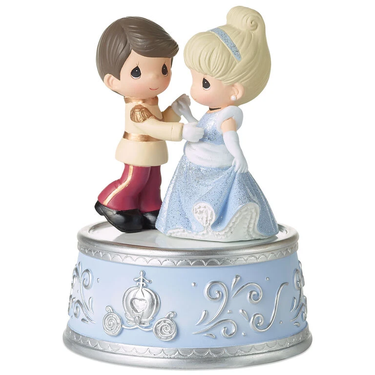 Precious Moments Disney Cinderella And Prince Charming Musical Figurine, 5.4" 4 Precious Moments Disney Cinderella And Prince Charming Musical Figurine, 5.4" - Image 2
