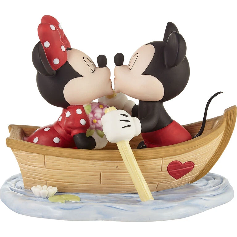 Precious Moments Disney Never Drift Apart Mickey And Minnie Mouse Figurine, 5" 3 Precious Moments Disney Never Drift Apart Mickey And Minnie Mouse Figurine, 5"
