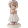 Precious Moments Blessings On Your First Communion Brunette Girl Figurine, 5.3" 2 Precious Moments Blessings On Your First Communion Brunette Girl Figurine, 5.3" -Hallmark Decoration Store Precious Moments First Communion Brunette Girl Figurine 222021E 01