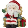 Precious Moments Santa’s Here Bringing Cheer Figurine, 4.4" -Hallmark Decoration Store Precious Moments Santa With Presents Figurine 231011 01
