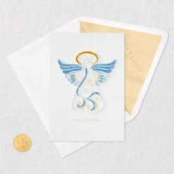 Hallmark Peace On Earth Angel Quilled Paper Handmade Christmas Card 14 Hallmark Peace On Earth Angel Quilled Paper Handmade Christmas Card -Hallmark Decoration Store Quilled Paper Peace Angel Handmade Christmas Card 1299IXC7334 05