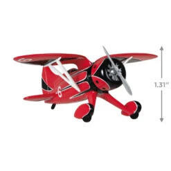 Hallmark Sky's The Limit Bulldog Racer Ornament 10 Hallmark Sky's The Limit Bulldog Racer Ornament -Hallmark Decoration Store Red Black White Airplane Keepsake Ornament 1999QXR8169 03