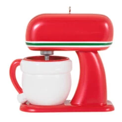 Hallmark Magical Mixer Ornament 13 Hallmark Magical Mixer Ornament -Hallmark Decoration Store Red Stand Mixer With Santa Bowl Keepsake Ornament 1699QGO2909 06