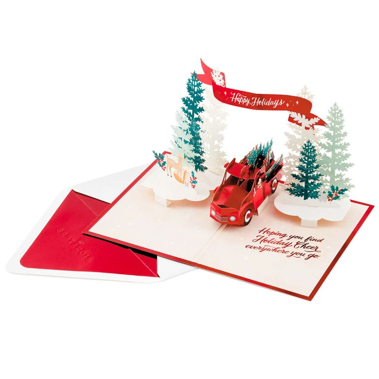 Hallmark Joy To You 3D Pop-Up Christmas Card 4 Hallmark Joy To You 3D Pop-Up Christmas Card - Image 2