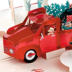 Hallmark Joy To You 3D Pop-Up Christmas Card 14 Hallmark Joy To You 3D Pop-Up Christmas Card -Hallmark Decoration Store Red Truck 3D PopUp Christmas Card 1299IXC7122 03