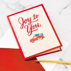 Hallmark Joy To You 3D Pop-Up Christmas Card 18 Hallmark Joy To You 3D Pop-Up Christmas Card -Hallmark Decoration Store Red Truck 3D PopUp Christmas Card 1299IXC7122 07