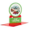 Hallmark Red Truck Snow Globe Musical 3D Pop-Up Christmas Card With Motion -Hallmark Decoration Store Red Truck Snowglobe 3D PopUp Music Motion Christmas Card 1299XOD9992 01