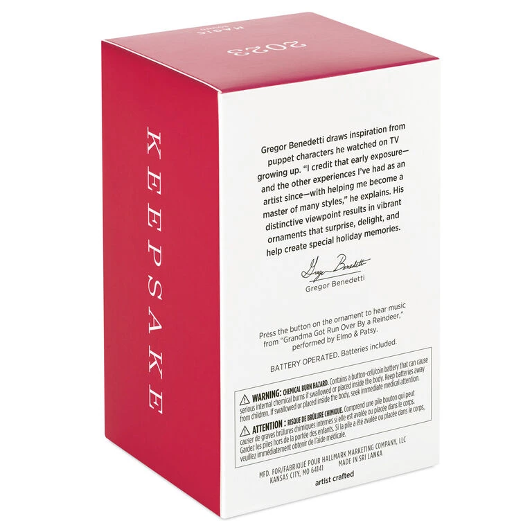 Hallmark Grandma Got Run Over By A Reindeer Musical Ornament 7 Hallmark Grandma Got Run Over By A Reindeer Musical Ornament - Image 5